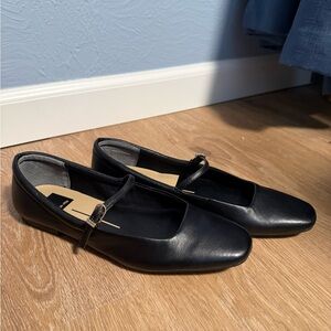 Dolce Vita Black Mary Jane Flats with Buckle